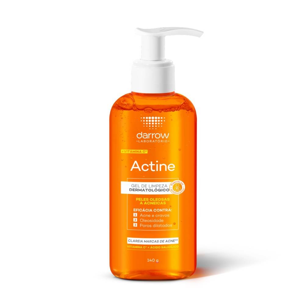 Gel De Limpeza Facial Darrow Actine 140g
