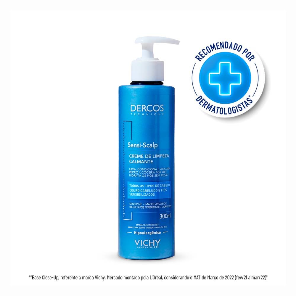 Creme De Limpeza Capilar Vichy Dercos Sensi-scalp 300ml