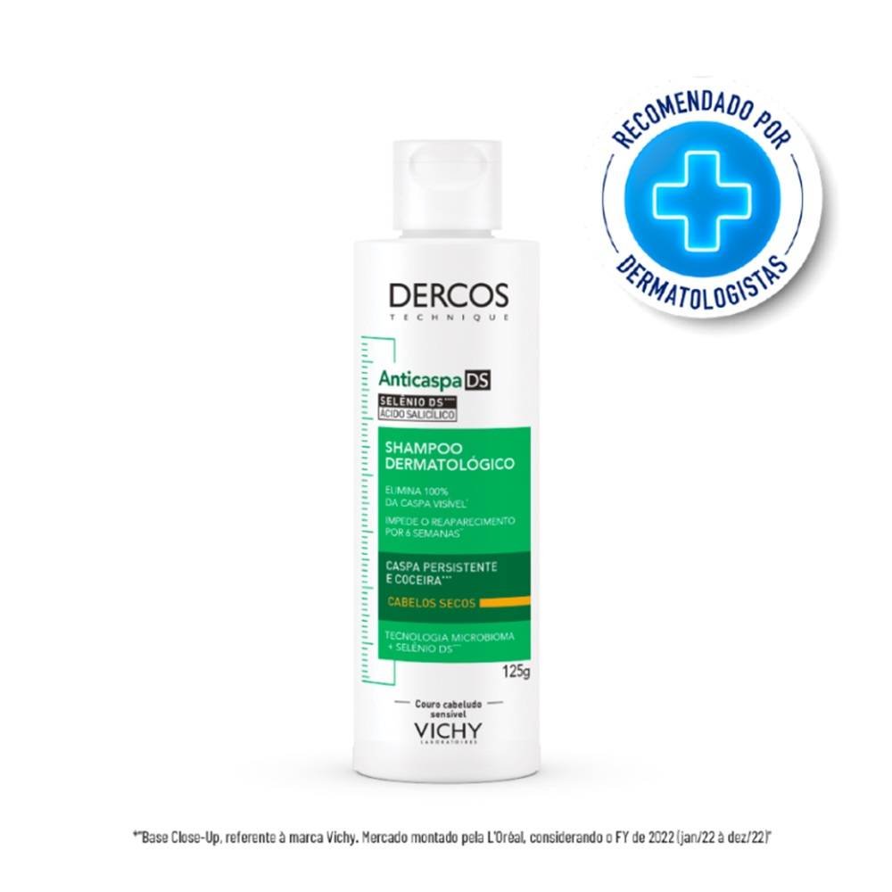 Shampoo Vichy Dercos Anticaspa Ds 125ml