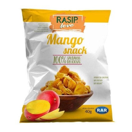 MANGA DESIDRATADA MANGO SNACK RASIP LEVE 40G