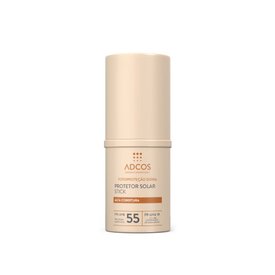 PROTETOR SOLAR FACIAL ADCOS STICK TONALIZANTE FPS 55 PEACH 17G