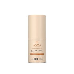 Protetor Solar Facial Adcos Stick Tonalizante Fps 80 Nude 17g