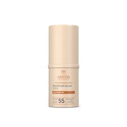 Protetor Solar Facial Adcos Stick Tonalizante Fps 55 Beige 17g