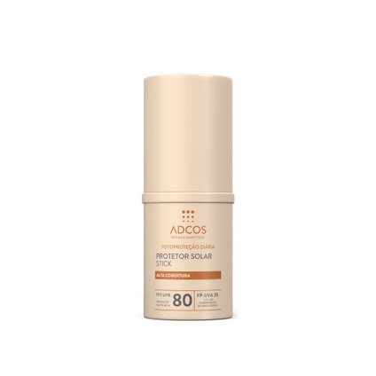 PROTETOR SOLAR ADCOS TONALIZANTE BASE STICK BEIGE FPS 80 17G