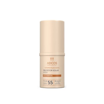 PROTETOR SOLAR ADCOS TONALIZANTE BASE STICK NUDE FPS 55 17G