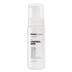 Espuma Limpeza Facial Simple Organic Control Skin 150ml