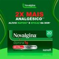 ANALGÉSICO E ANTITÉRMICO NOVALGINA DIPIRONA 1G 20 COMPRIMIDOS