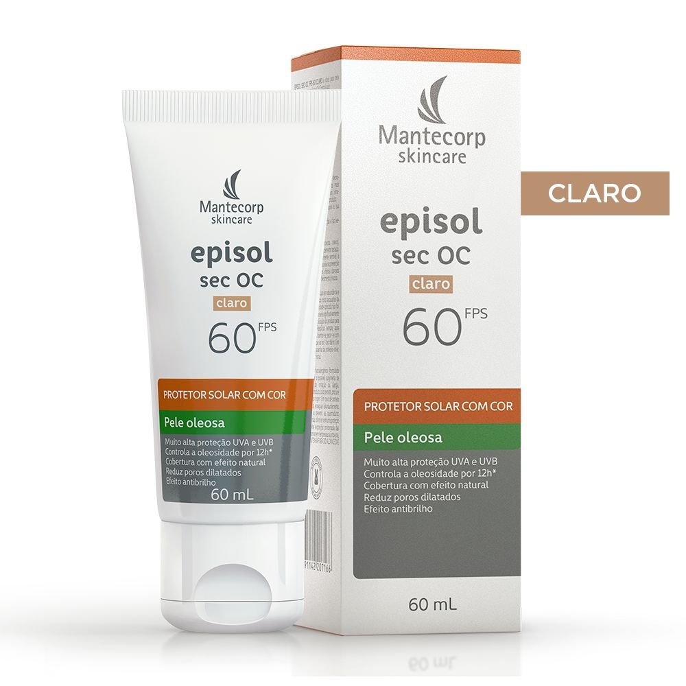 Protetor Solar Episol Sec Oc Claro Fps 60 60ml