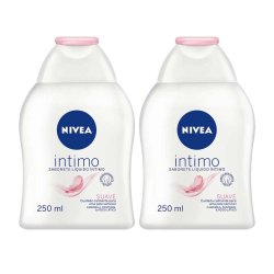 Sabonete Liquido Intimo Nivea Suave 250ml Com 2 Unidades