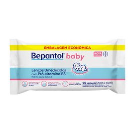 LENÇOS UMEDECIDOS BEPANTOL BABY LEVE 96 PAGUE 80 UNIDADES