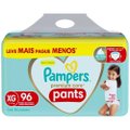 FRALDA PAMPERS PREMIUM CARE PANTS TAMANHO XG 96 UNIDADES