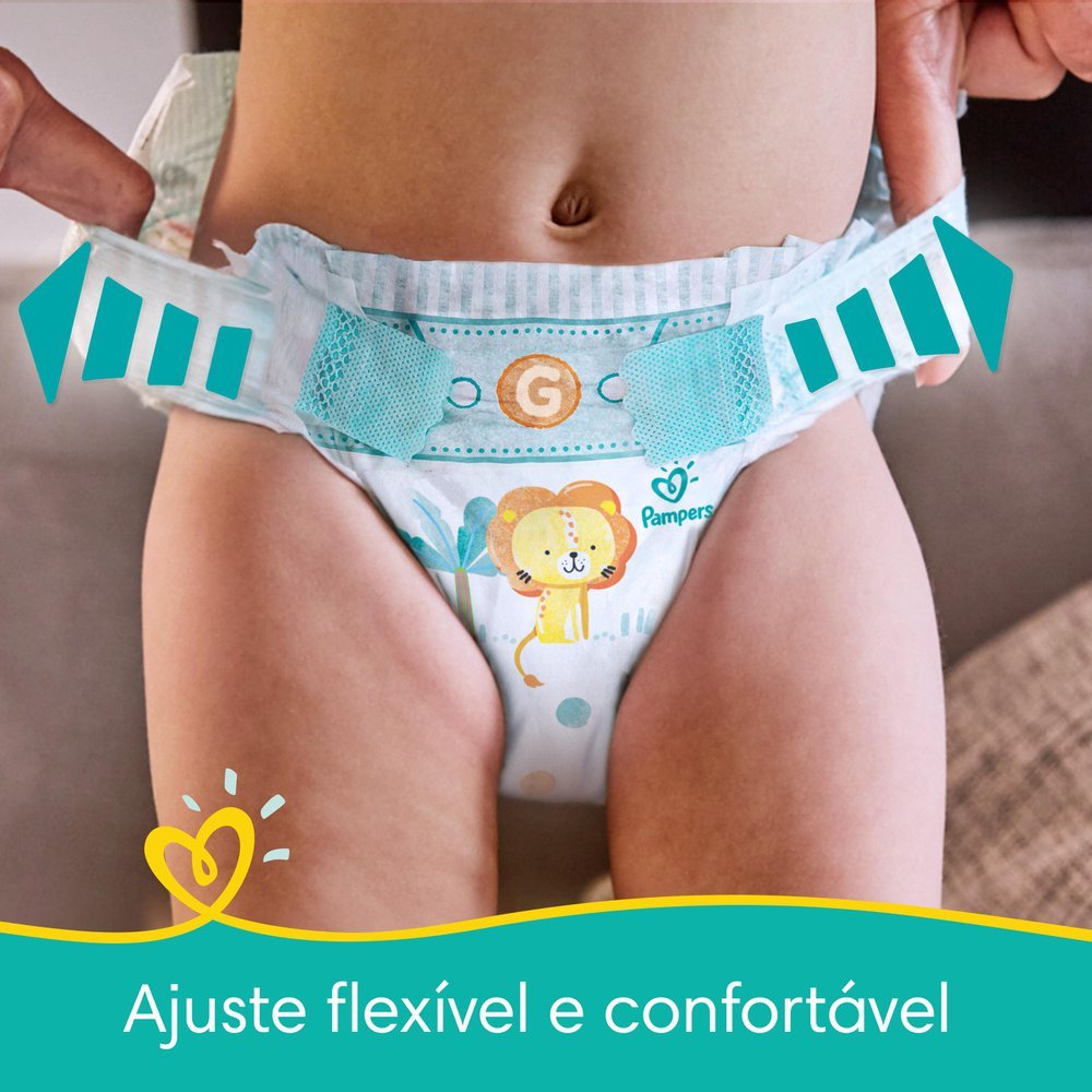 FRALDA PAMPERS CONFORT SEC JUMBO M 148 UNIDADES