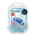 CHUPETA KUKA LUMINA AZUL 6 MESES + COM 1 UNIDADE