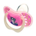 CHUPETA KUKA LUMINA ROSA 6 MESES + COM 2 UNIDADES