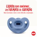 CHUPETA NUK SENSITIVE AZUL 0 A 6 MESES COM 2 UNIDADES