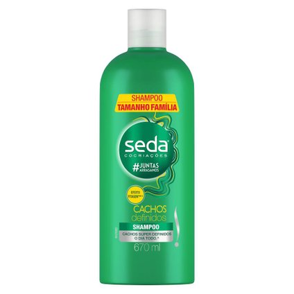 SHAMPOO SEDA CACHOS DEFINIDOS 670ML TAMANHO FAMÍLIA