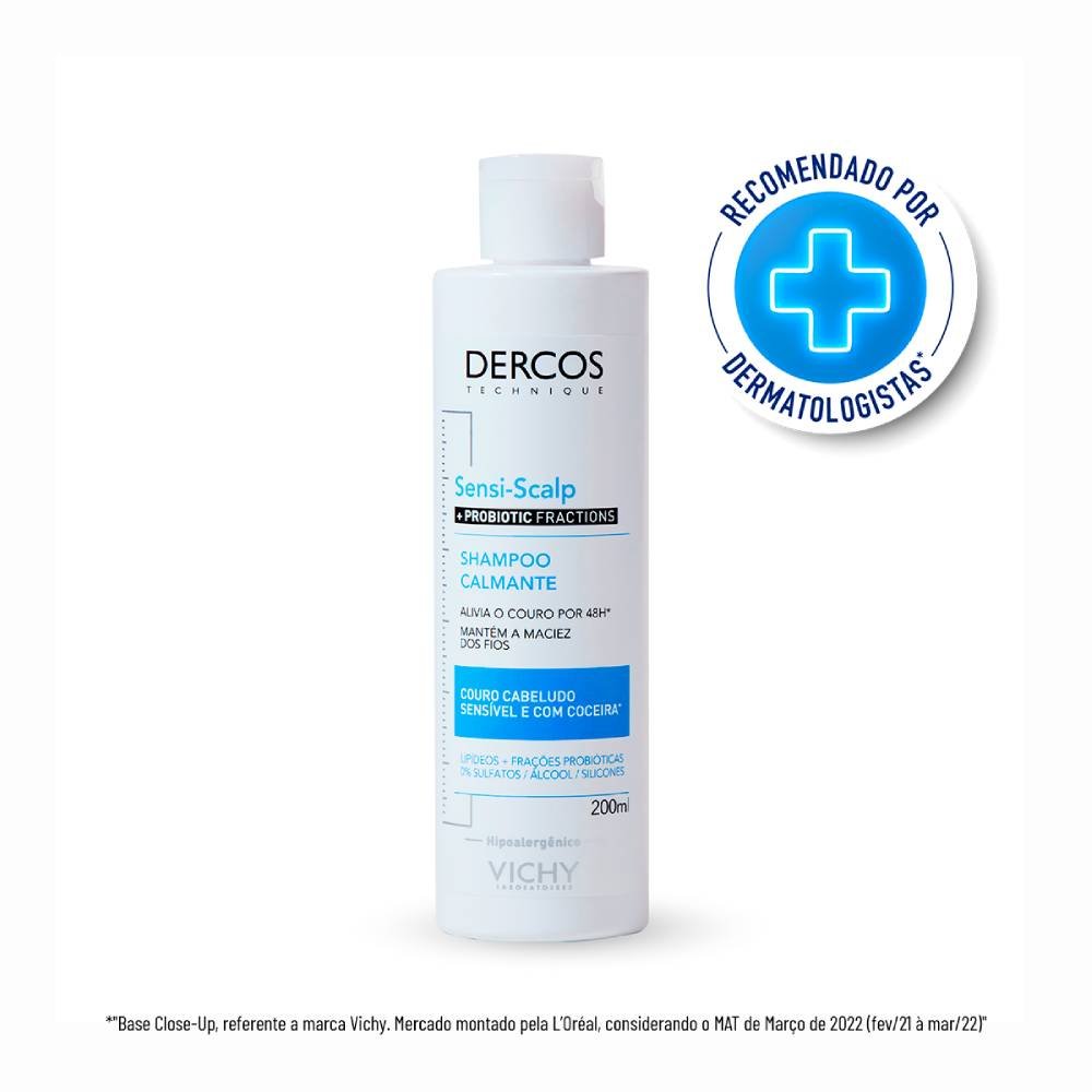 Shampoo Vichy Dercos Sensi-scalp Calmante 200ml