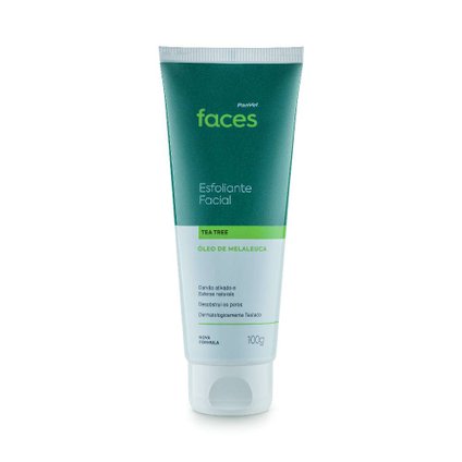 ESFOLIANTE FACIAL PANVEL FACES TEA TREE 100G
