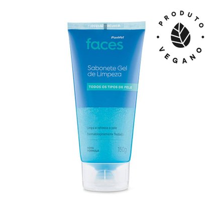 SABONETE GEL DE LIMPEZA PANVEL FACES 150G