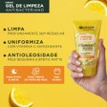 GEL DE LIMPEZA GARNIER SKINACTIVE UNIFORM MATTE ANTIBACTERIANO E ANTIOLEOSIDADE VITAMINA C 150G