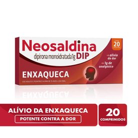 ANALGÉSICO NEOSALDINA DIP DIPIRONA 1G 20 DRÁGEAS