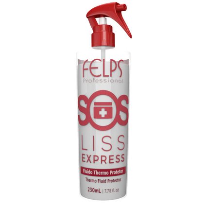 FLUÍDO THERMO PROTETOR FELPS PROFESSIONAL S.O.S. LISS EXPRESS 230ML
