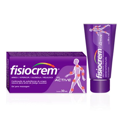 GEL PARA MASSAGEM FISIOCREM ACTIVE 30ML