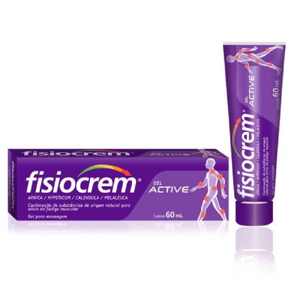 GEL PARA MASSAGEM FISIOCREM ACTIVE 60ML