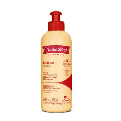 Creme Cabelo Yamasterol Babosa 200g