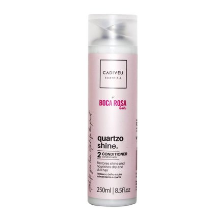 CONDICIONADOR CADIVEU ESSENTIALS QUARTZO SHINE BY BOCA ROSA 250ML