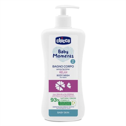 SABONETE LIQUIDO CHICCO RELAXANTE PELE DELICADA 500ML