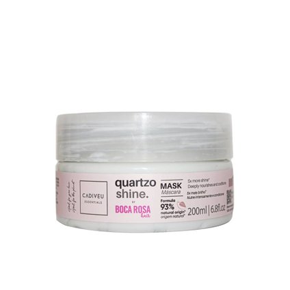 MÁSCARA DE TRATAMENTO CADIVEU ESSENTIALS QUARTZO SHINE BY BOCA ROSA 200ML