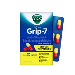 Vick Pyrena Grip 7 20 Cápsulas