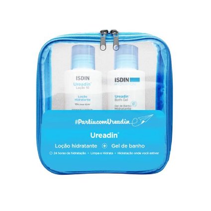 KIT VIAGEM LOÇÃO HIDRATANTE + GEL DE BANHO ISDIN UREADIN BATH GEL 100ML