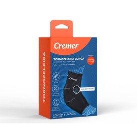 TORNOZELEIRA LONGA CREMER PRETA TAMANHO G