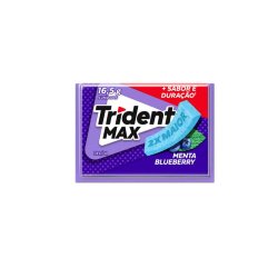 Goma De Mascar Trident Max Menta Blueberry 16,5g