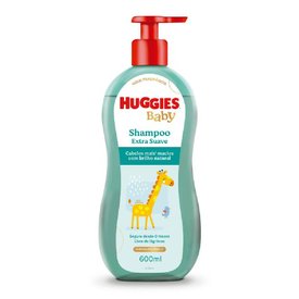 SHAMPOO INFANTIL HUGGIES EXTRA SUAVE PARA BEBÊ 600ML