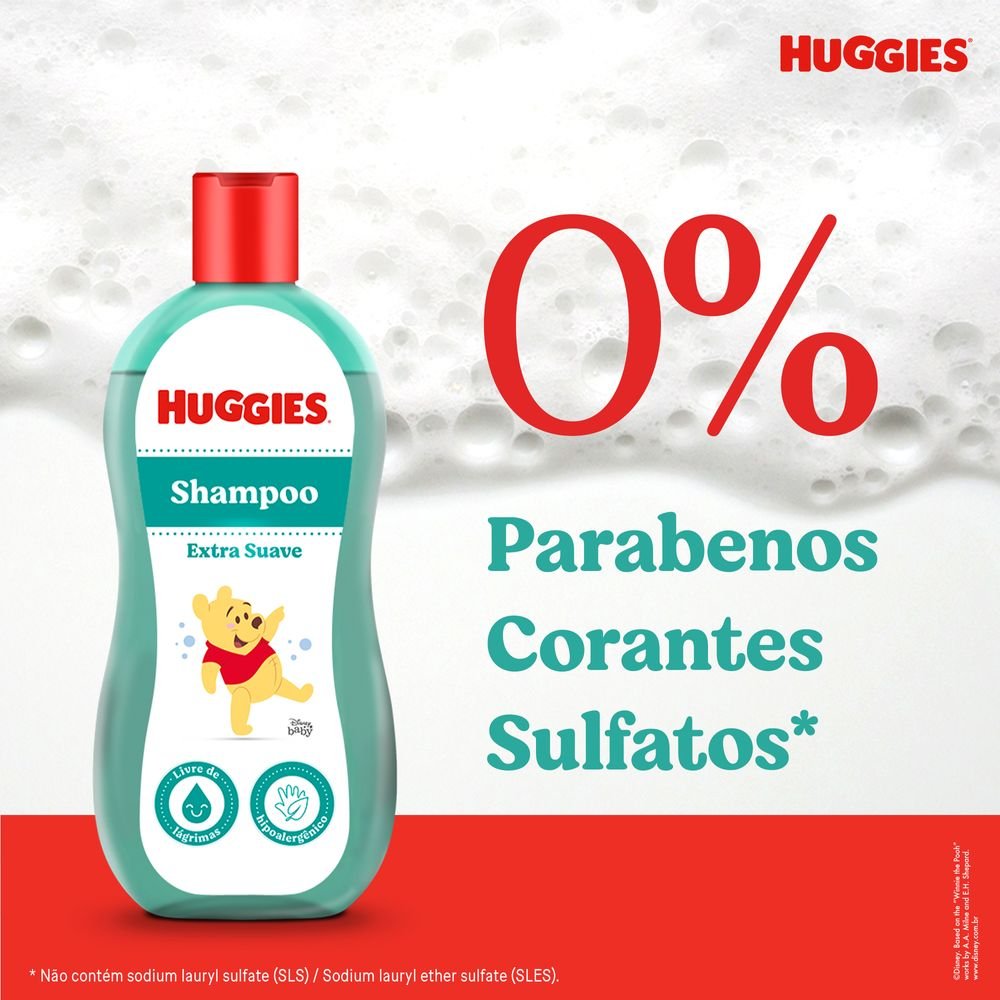 Shampoo Huggies Extra Suave Para Bebê 600ml PanVel Farmácias