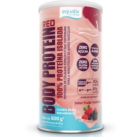 BODY PROTEIN EQUALIV FRUTAS VERMELHAS 600G