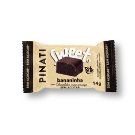 BOMBOM BANANA COM CHOCOLATE SWEET BITE PINATI 14G
