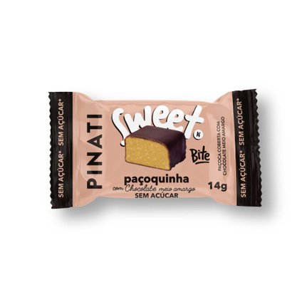 BOMBOM PAÇOCA COM CHOCOLATE SWEET BITE PINATI 14G