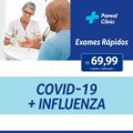 Exame Rápido Covid-19 + Influenza (Gripe) Ecodiagnostica