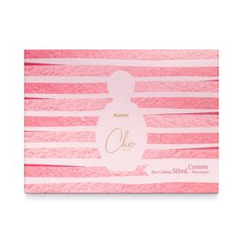 KIT DEO COLÔNIA PANVEL CHIC ROSÉ 50ML E 1 NÉCESSAIRE