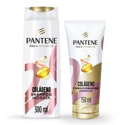 Kit Pantene Pro-v Miracles Colágeno Hidrata Resgata Shampoo 300 Ml + Condicionador 150 Ml