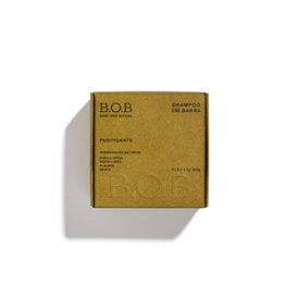 SHAMPOO EM BARRA B.O.B PURIFICANTE 80G