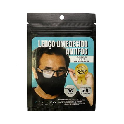 LENÇO UMEDECIDO ANTIFOG