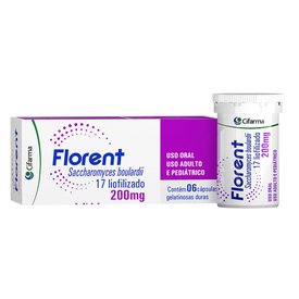 FLORENT 200MG 6 CAPSULAS