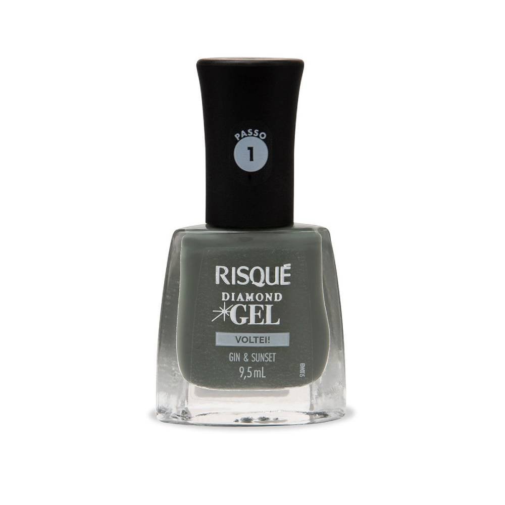 Esmalte Risqué Diamod Gel Cremoso Gin Sunset 9,5ml