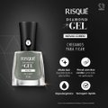 ESMALTE RISQUÉ DIAMOD GEL CREMOSO GIN SUNSET 9,5ML