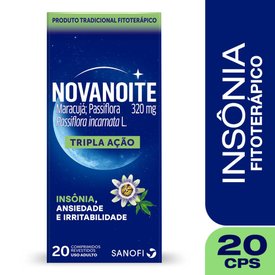 NOVANOITE PASSIFLORA TRIPLA AÇÃO 320MG 20 CP REV